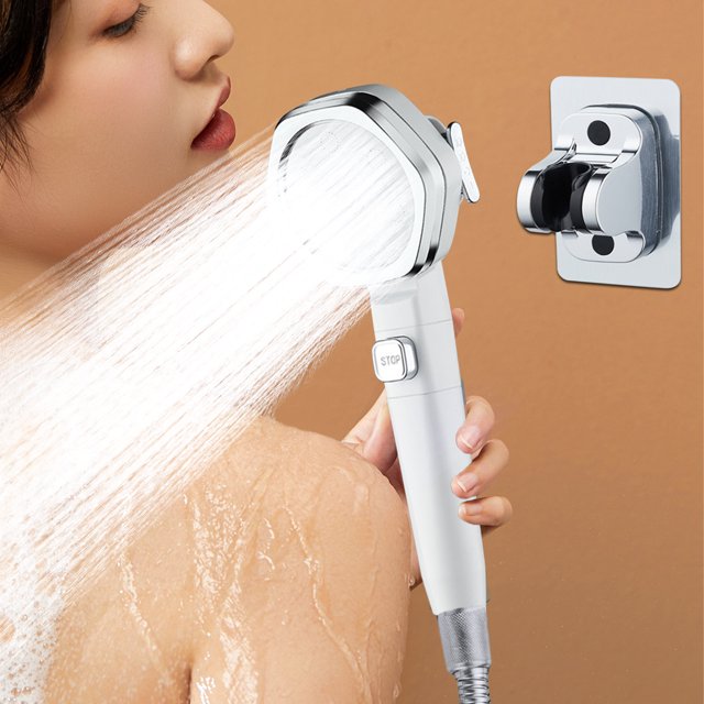 Puntoco Alcachofa de ducha de mano – Alcachofa de ducha de mano de alta presión con 5 modos – Múltiples modos de pulverización Alcachofa de ducha Lavado a presión para agua dura Alcachofa de ducha