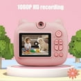 thumbnail image 5 of Children's Instant Print Camera 1080P Recording 2.0 Inch Screen 180 Degree Rotating Lens 48 Megapixel Lightweight Portable Photography 5ml ink Pink, 5 of 7