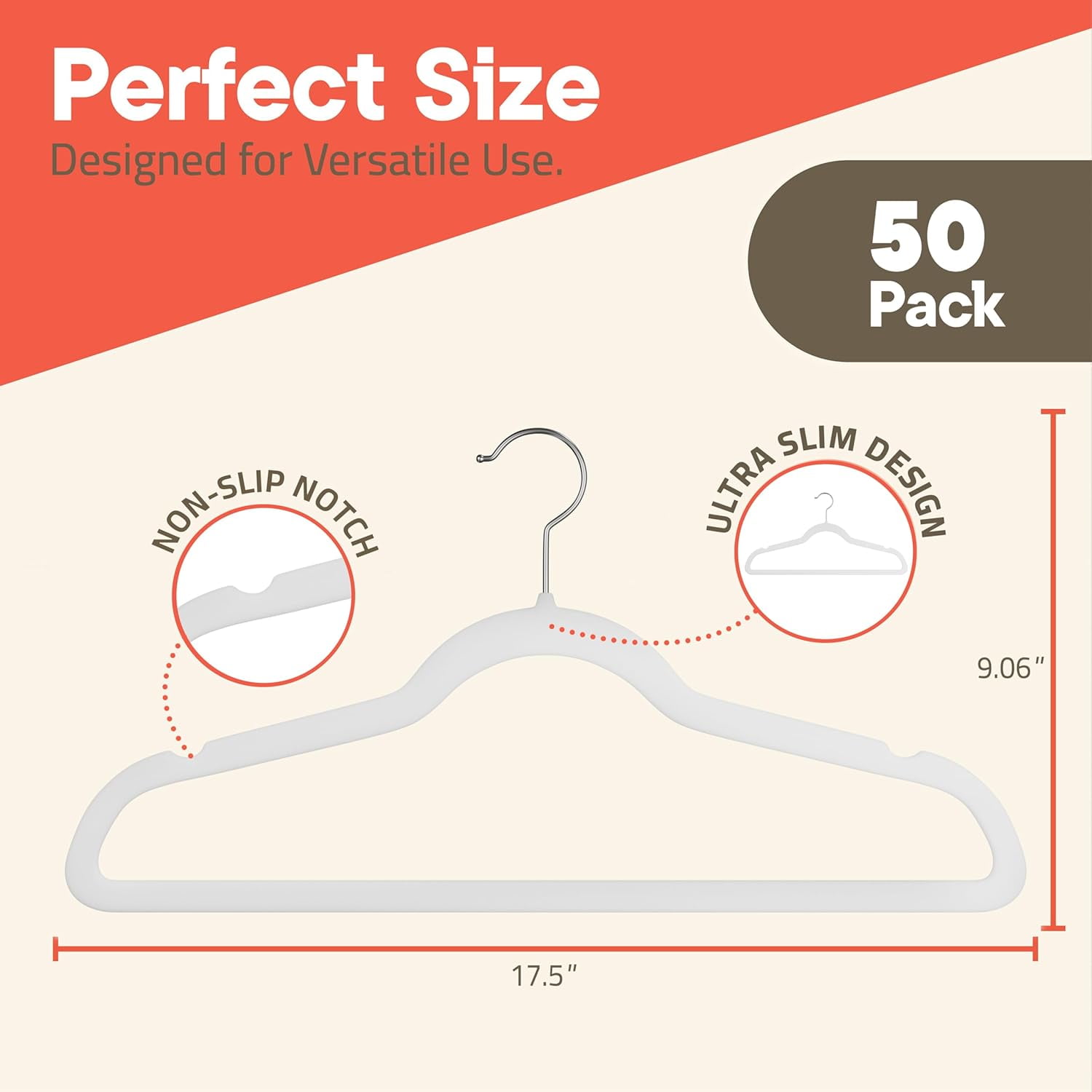 White Velvet Hangers 60 Pack – Heavy-Duty 11 lbs Capacity, 360° Swivel Hook, Non-Slip & Space-Saving Design – Smooth Velvet Finish for Crease-Free Clothes & Effortless Closet Organization
