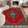 thumbnail image 2 of 4'x6' outdoor carpet carpet non slip grip area rug moody area rug moroccan area rug, 2 of 10