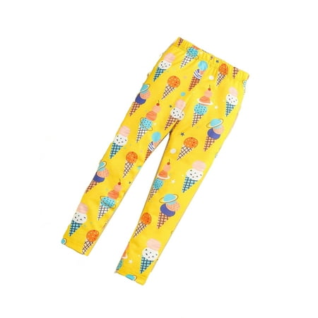 

All Over Print Regular Yellow Toddler Girls Leggings (Girl s)