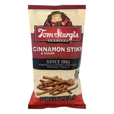 Tom Sturgis Cinnamon Sugar Sticks Pretzels 9 oz. Bag (3 Bags)