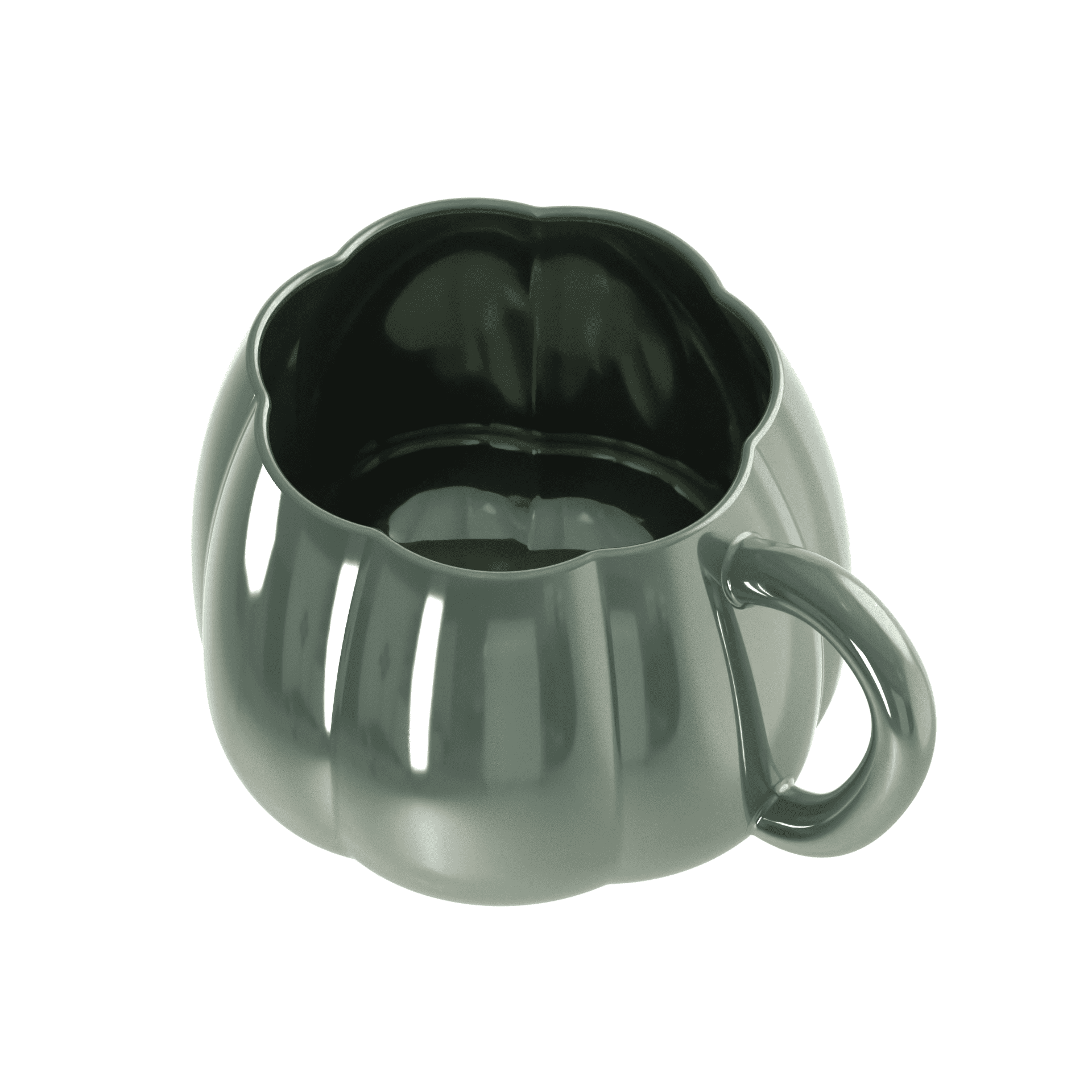Thyme & Table 4-Pack 16oz Pumpkin Pearl Coffee Mugs