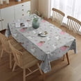 thumbnail image 2 of Princess Unicorn Butterfly Pattern Rectangle Tablecloth 60"x84",Waterproof Polyester Rectangle Table Cloth, Wipeable Spillproof Polyester Tablecloth for Dining, Camping, Indoor and Outdoor, 2 of 5