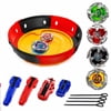 JoyStone Battling Top Burst Gyro Toy Set with Arena Stadium, 4 Spinning Tops, 2 Dual Launchers with… — $31.95 (29% off)