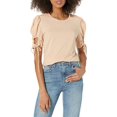 thumbnail image 1 of Rebecca Taylor Keyhole Sleeve Top Apricot ( S ), 1 of 2