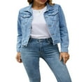 thumbnail image 3 of Women‘s Stretch Denim Jacket, 3 of 7