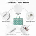 thumbnail image 5 of Kdxio Pig And Flower File Tote Document Bag Business Briefcase Bag Document Organizer Tote Briefcase for Letter A4 Files Business Teacher Office Bag, 5 of 8