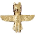 thumbnail image 1 of 14K Yellow Gold Totem Pole Pendant - 40 mm, 1 of 3