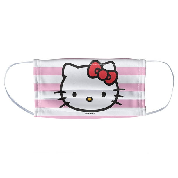 Popfunk Hello Kitty Face And Stripes 1 Ply Reusable Face Mask Covering Unisex Walmart Com Walmart Com Popfunk Hello Kitty Face And Stripes 1 Ply Reusable Face Mask Covering Unisex Walmart Com Walmart Com