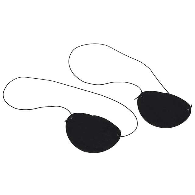 Visera de pirata, 10 piezas/bolsa, parche para ojos de pirata de Halloween, cubierta para ojos de pirata, durabilidad extendida
