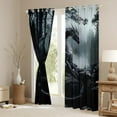 thumbnail image 3 of Manfei Western Dragon Curtains Pack of 2 (38x45), 3D Magic Animal Curtains for Living Room, Teens Boys Girls Black Out Curtains, Window Curtains Bedroom Decorative, 3 of 6