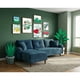 thumbnail image 1 of Sala Modular Sofá Cama Reversible De Velvet Olivo Beehive Memory Foam Modelo Aventus, 1 of 8