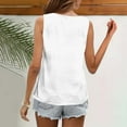 thumbnail image 5 of AherBiu Summer Tank Tops for Women Ruched Square Neck Wide Strap Casual Comfy Fitting Shirts Camisole, 5 of 5