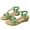 Green, variant on Xfvqtps Wedges for Women Slip on Ankle Hook and Loop Strap Open Toe Bohemian Style Beads Soft Sole Breathable Lightweight Non Slip Dressy Casual Summer Heeled Sandals Black