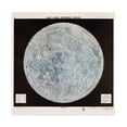 thumbnail image 6 of 1966 Lunar Moon Map Poster - Lunar Map - Moon Poster Vintage Map with Data Table - Print of the Moon Wall Map - Lunar Poster - USAF Lunar Reference Mosaic, 6 of 8
