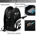 thumbnail image 6 of Wukai Unicorn in Yoga Travel Laptop Backpack: Business Water-Resistant Bag with USB Charging Port, Ideal College Backpack for Men & Women, 6 of 6