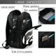 thumbnail image 4 of Balery Unicorn in Yoga Mochila con carga USB para hombre y mujer - Mochila impermeable y antirrobo para portátil con puerto USB para viajes, trabajo, estudios y universidad, 4 of 7