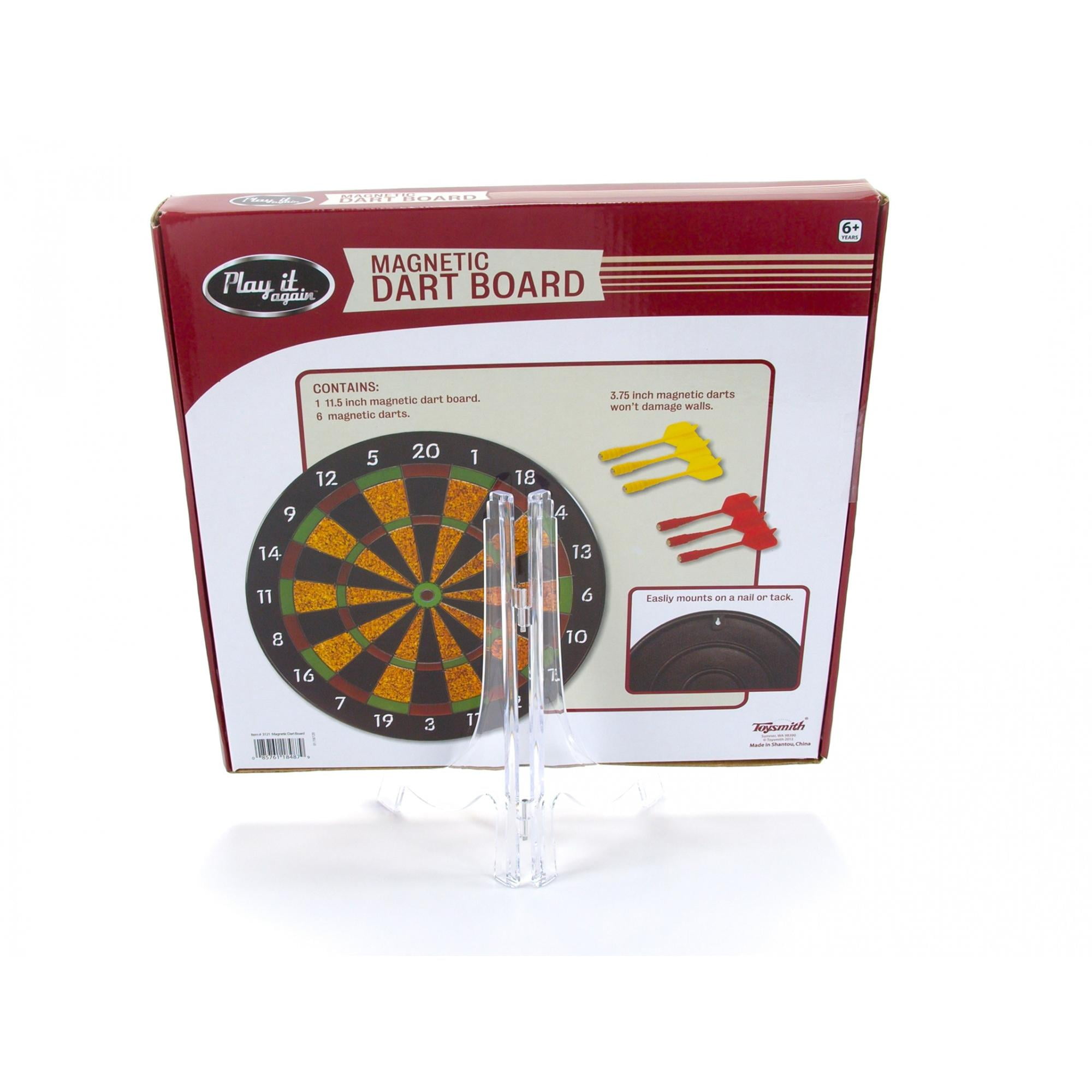 Toysmith Magnetic Dart Board Play Indoor or Outdoor Games, For Boys & Girls  Ages 6+