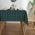 thumbnail image 2 of Rectangle Table Cloth, Clan Colquhoun Scottish Tartan Plaid Resistant Washable Tablecloth Decorative Table Cover for Dining, Indoor and Outdoor, 2 of 6