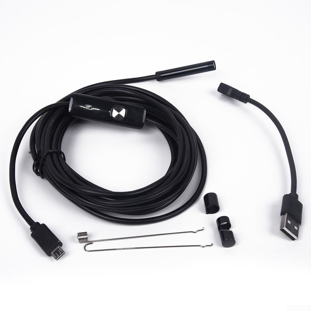 Pipe Inspection 5M 7mm Camera Plumbing Waterproof USB Drain Endoscopes Sewers 