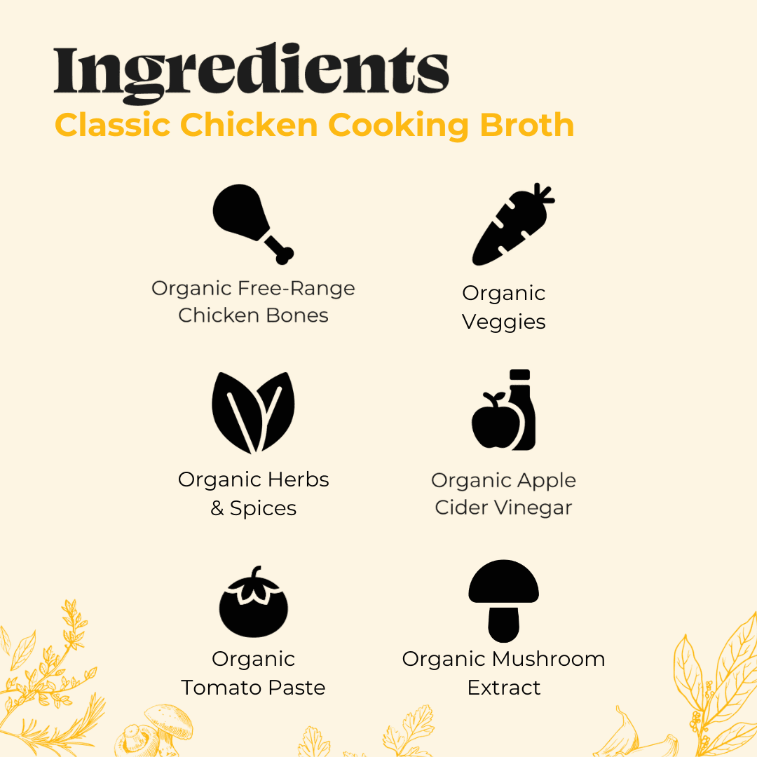 (3 pack) Kettle & Fire Chicken Cooking Broth, Shelf-Stable, 32 oz