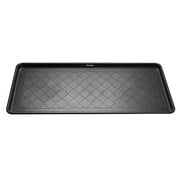 All Weather Boot Tray, Extra Large Size by Trimate -Water Resistant Plastic, Multi-Purpose for Shoes, Pet Feeding Trays, Mudroom Entryway, Garage, Indoor or Outdoor Extra Large, 40”x20”(Black)