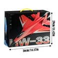 Yekoi Feel the Power of Flight 2025 RC Plane with LED Lights Enhanced 2.4GHz Dual Channel