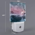 thumbnail image 2 of Goofa Boat Lighthouse Storm Waves Night Light, Plug-in, Dusk to Dawn Sensor, Warm White, Ambient Lighting, Ideal Kids Adults Nightlight-US, 2 of 9