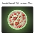 thumbnail image 2 of Valentine's Day Fluorescent Drawer Pulls with Screws: Round 4-Pack Glow-in-the-Dark Knobs for Cabinets, Wardrobes, and Dressers - Furniture Decor with Door Knobs, Drawer Handles, 2 of 6
