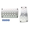 thumbnail image 1 of Razo RP122A Super Grip Large Silver Automatic Transmission Pedal Set - 2 Piece, 1 of 3