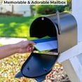 thumbnail image 3 of Made Easy Kit Metal Mailbox Animal Design - Fast Straight Forward Post Mounting Bracket Install - Durable All Weather Rust Resistant - Letters, Mail, Small Packages, 3 of 7