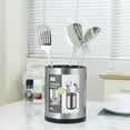 thumbnail image 6 of Clearance! Stainless Kitchen Utensil Holder Kitchen Utensil Organizer Countertop Utensil Organizer for Spoon Forks Utensil Crock with Removable Divider for Easy Cleaning A Tableware Storage Bin, 6 of 8