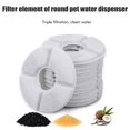 thumbnail image 4 of Replacement Activated Carbon Filter Small Flower Operation Pet Round Pet Water Fountain Dispenser Filter No.1, 4 of 9