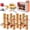 Classic Kraft, variant on Joyfy 8 Pcs Christmas Crackers Party Favor Non-Snap Red Check Plaid Party Table Favors for Kids and Adults