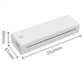 thumbnail image 3 of A4 Thermal Printer Bluetooth Portable Printers for Contract Document Photo Picture Office Wireless Printing Machine, 3 of 6