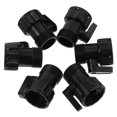 thumbnail image 1 of Miangastore Faucet Diverter Adapter 6Pcs Abs Black Leakproof Design, 1 of 8