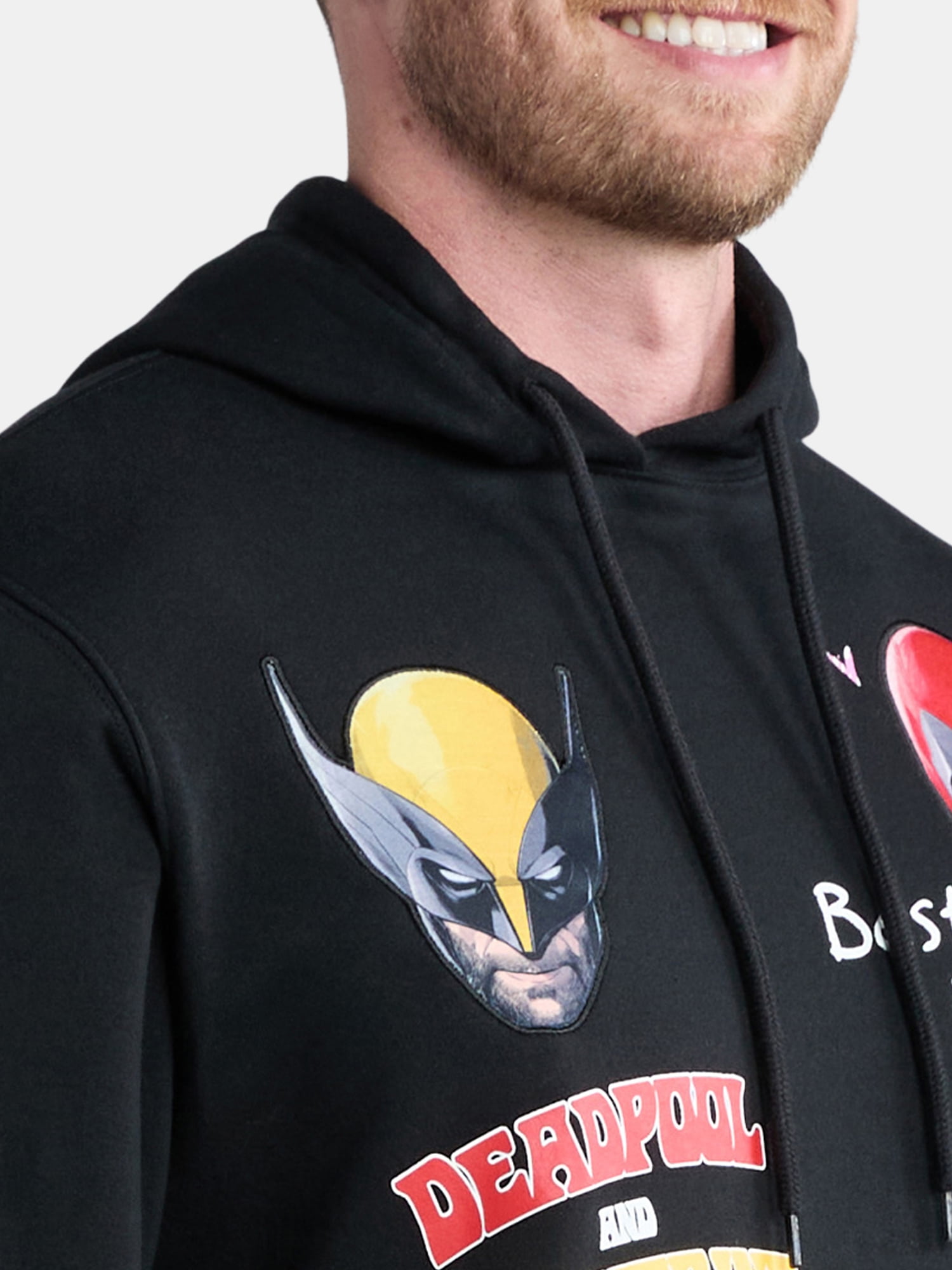 Sweat à Capuche Marvel Deadpool & Wolverine - Officiel - Tissu Coton - Pour Fans Et Collectionneurs