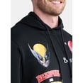 thumbnail image 4 of Deadpool & Wolverine Men's Graphic Print Hoodie with Long Sleeves, Sizes XS-3XL, 4 of 5