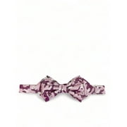 Pink Camouflage Silk Bow Tie by Paul Malone