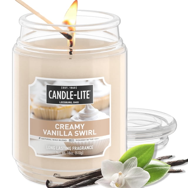 Vela perfumada Candle-lite Creamy Vainilla Swirl 530 ml