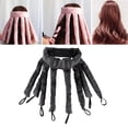 thumbnail image 1 of Styling Tool Sleep Overnight Curls Non-Damaging Hair Non-Heating Curling Rod Lazy Curlers, with 8 curling rods , Black for ShortHair, 1 of 10