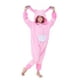 thumbnail image 2 of Disfraz de peluche para niños, pijama de cosplay de animales para Halloween 5T, rosa, 2 of 6