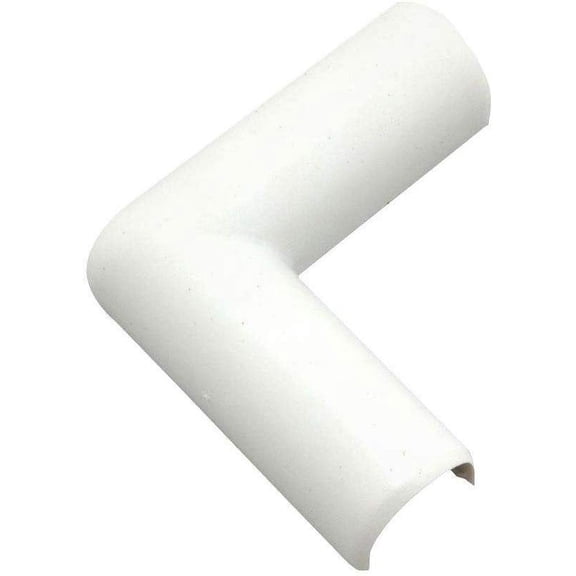 Legrand - Wiremold Company C16 Plastic Flat Elbow Cord Cover, White