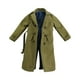 thumbnail image 3 of 1/12 escala mujeres hombres figura gabardina, traje de ropa de muñeca hecha a mano, ropa en miniatura para figuras de acción masculinas femeninas de 6 Verde Hugo gabardina, 3 of 10