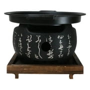 Japanese Cuisine Portable Konro Charcoal Grill BBQ Stove With Comal And Trivet