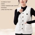 thumbnail image 3 of Electric Heating Undershirt, Intelligent Temperature Control 16 Zones USB Electric Vest for Winter Golf Hunting Hiking, 3 of 7