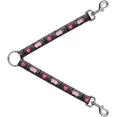 thumbnail image 1 of Buckle-Down Dog Leash Splitter Hot Beat Bot Pink 1 Foot Long 1 Inch Wide, 1 of 1