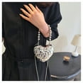 thumbnail image 5 of ZPAQI Fashion Acrylic Heart Shaped Bag Crossbody Purse for Party and Casual Wear, 5 of 21