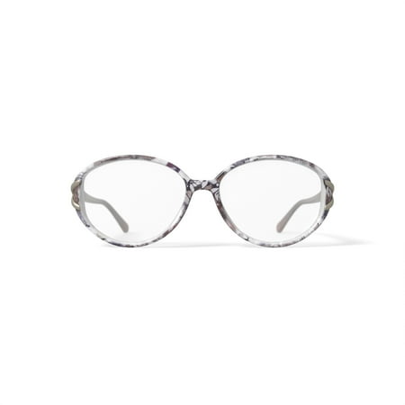 Walmart Women's MJ07619 Oval Prescription Eyeglasses with Case, Purple